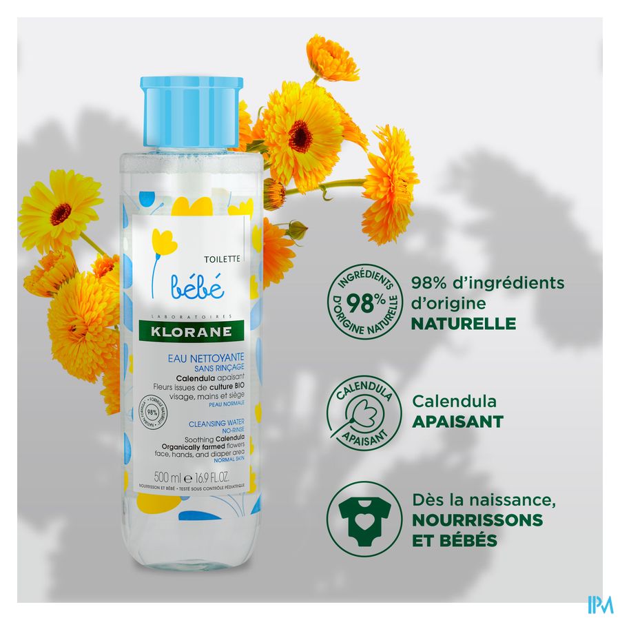 Klorane Bb Reinigingswater 500ml 6