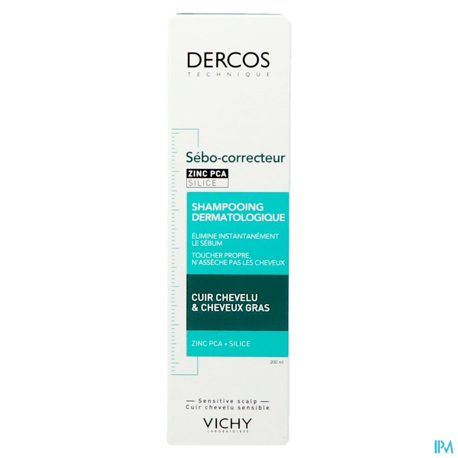 Vichy Dercos Verzorging Sh Sebum Regulerend 200ml 2