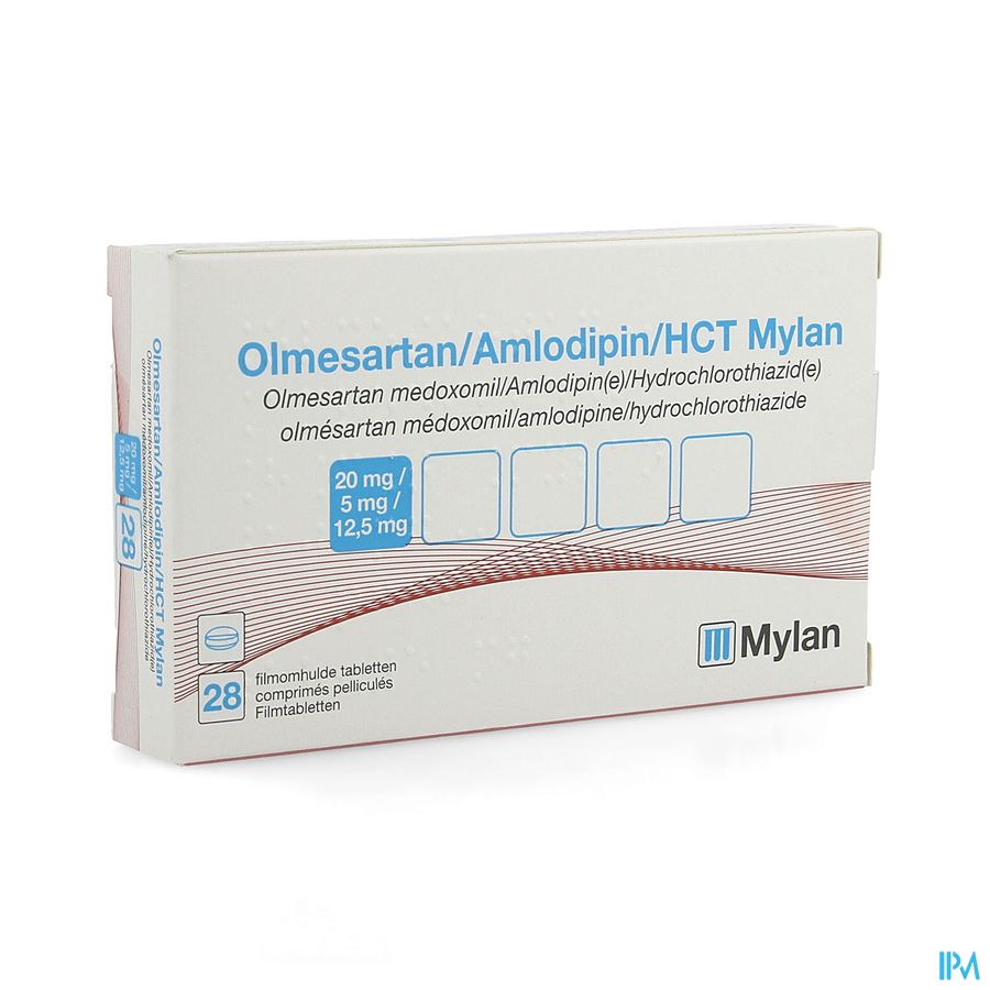 Olmesart/amlodip/hct Viatris 20/5/12,5 Filmtabl 28