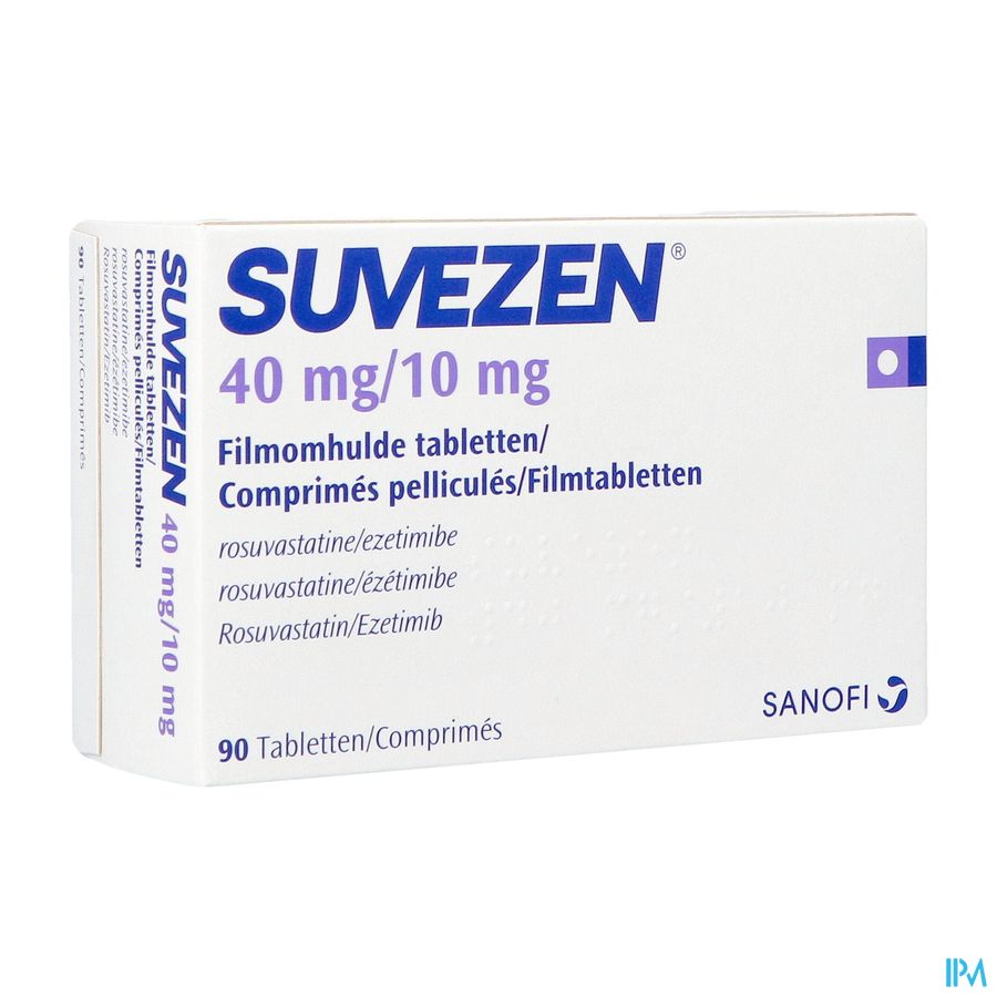 Suvezen 40mg/10mg Filmomh Tabl 90 Suvezen 40mg/10mg Filmomh Tabl 90