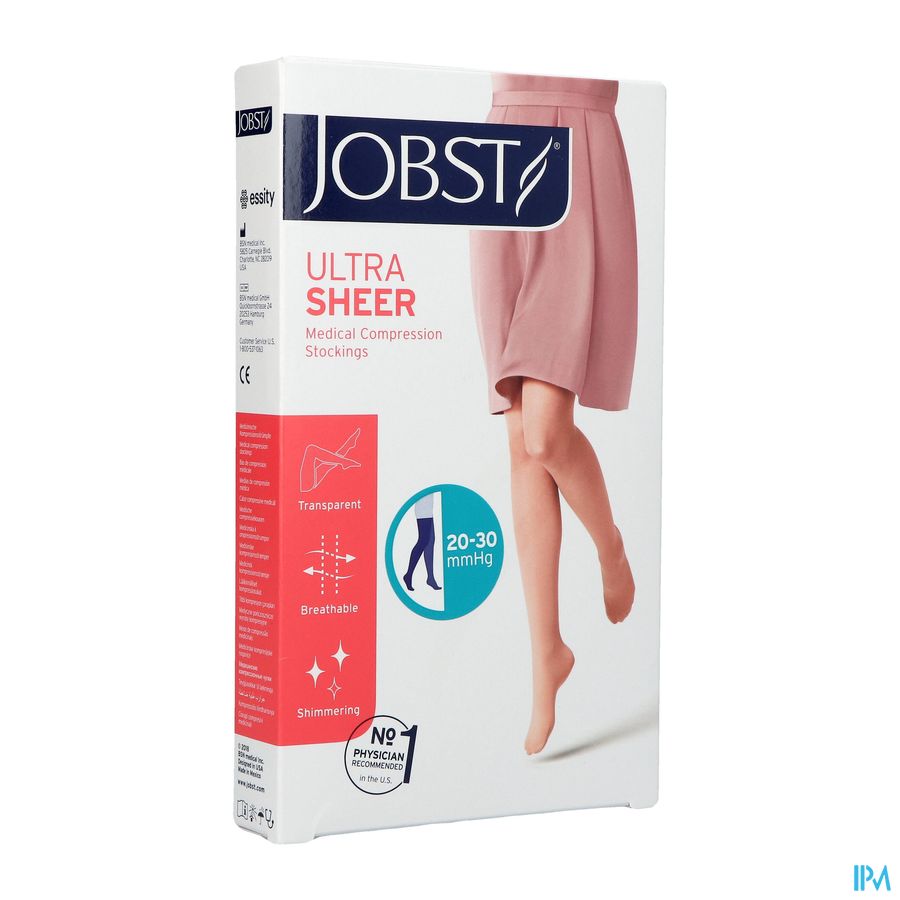 Jobst Ultrasheer Comf.k2 Dijkous Cl.black l