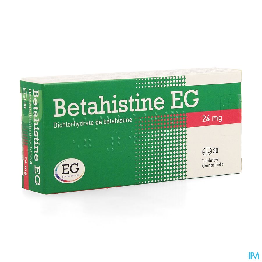 Betahistine EG Tabl 30X24Mg