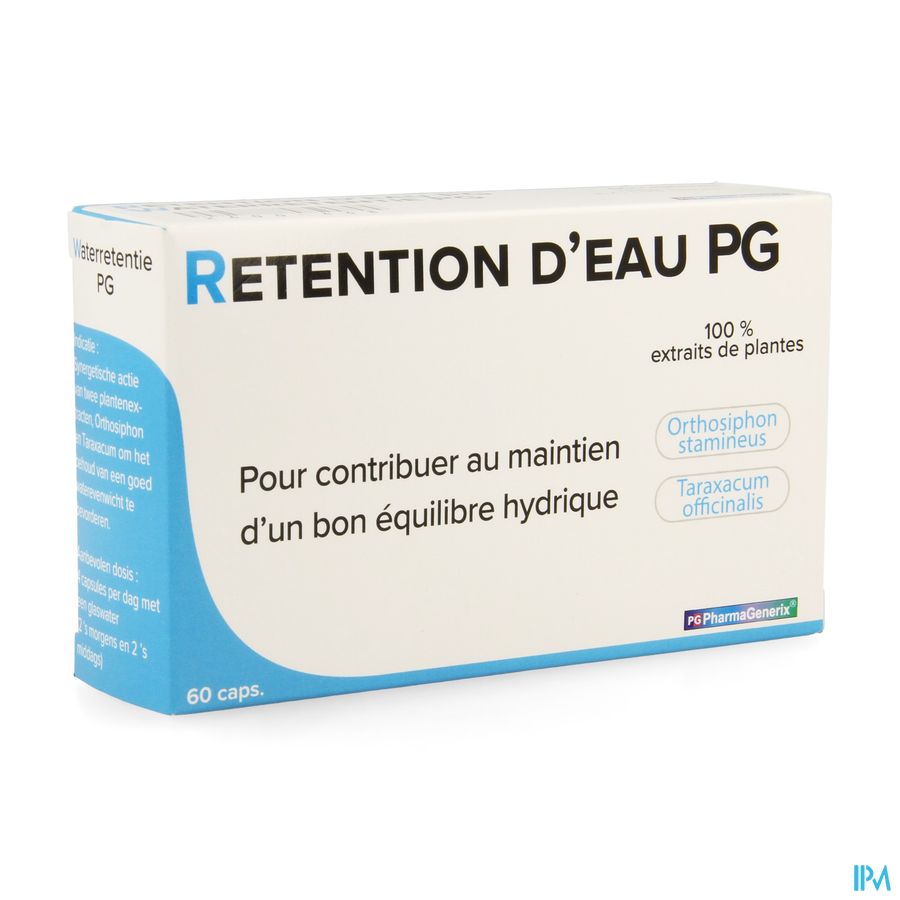 Retention D'eau Pg Pharmagenerix Caps 60 Retention D'eau Pg Pharmagenerix Caps 60