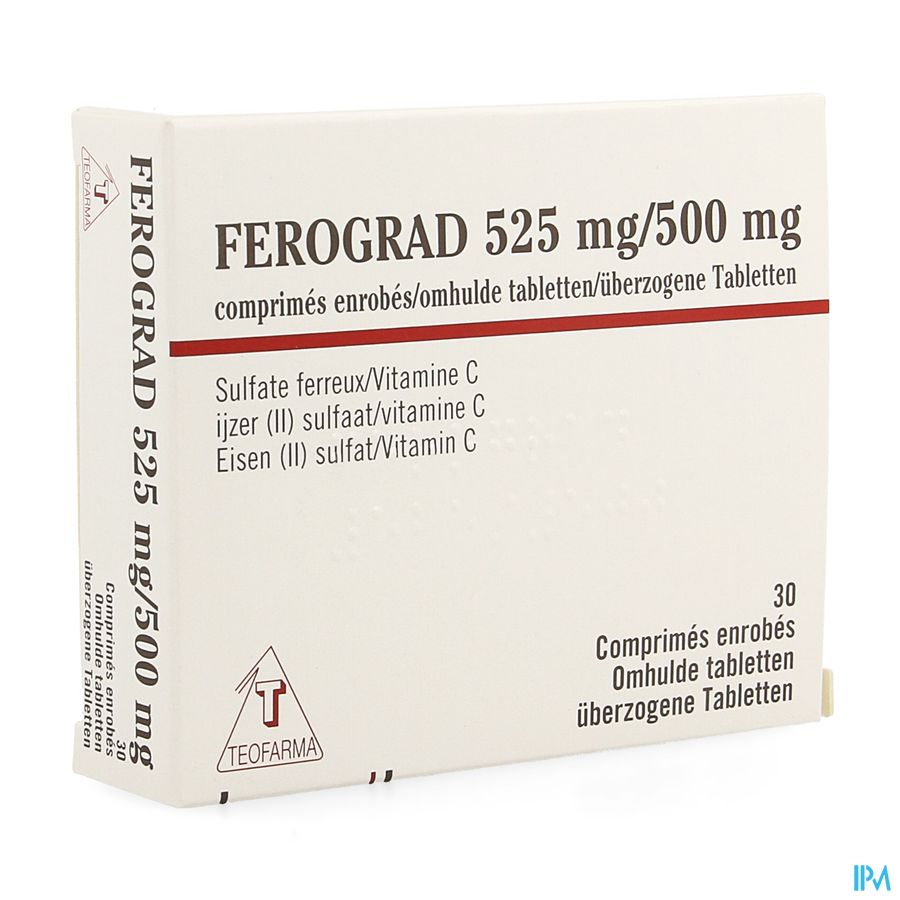 Ferograd 500 Comp 30x525mg Ferograd 500 Comp 30x525mg