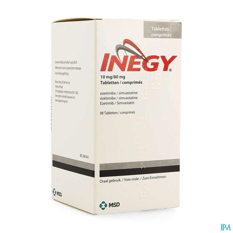 Inegy 10/80mg Comp 98 Inegy 10/80mg Comp 98
