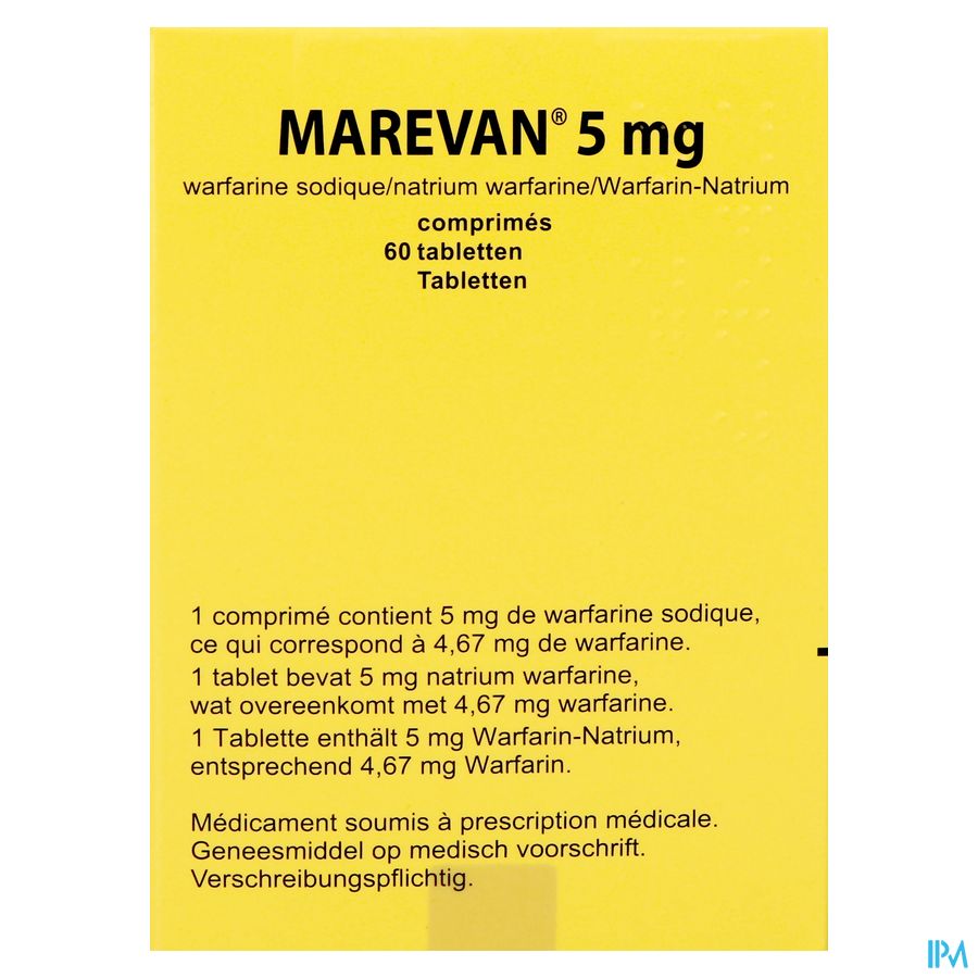 Marevan Comp 60 X 5mg Blister 3
