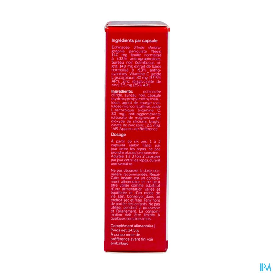 Respicalm Instant Nutrisan Caps 30 2