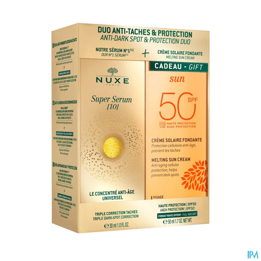 Nuxe Duo Super Serum10 30ml+cr.fond.ip50 50ml Free Nuxe Duo Super Serum10 30ml+cr.fond.ip50 50ml Free