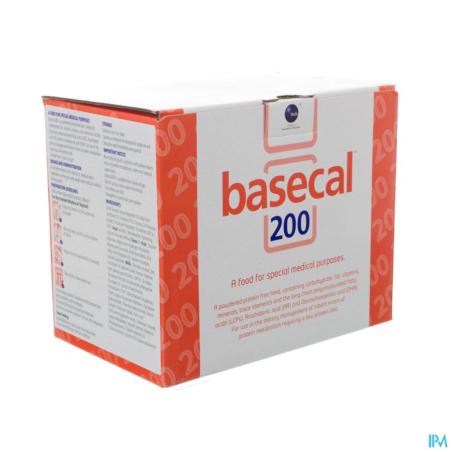 Basecal 200 Pdr Zakje 30x21,5g Basecal 200 Pdr Zakje 30x21,5g