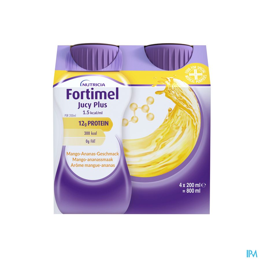 Fortimel Jucy Plus Mango Ananas 4x200ml 185085 1
