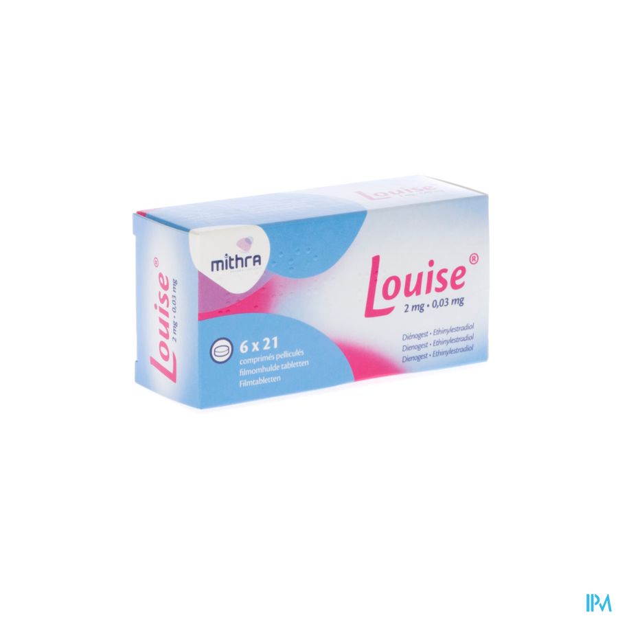 Louise 2mg/0,03mg Filmomh Tabl 6x21 Louise 2mg/0,03mg Filmomh Tabl 6x21