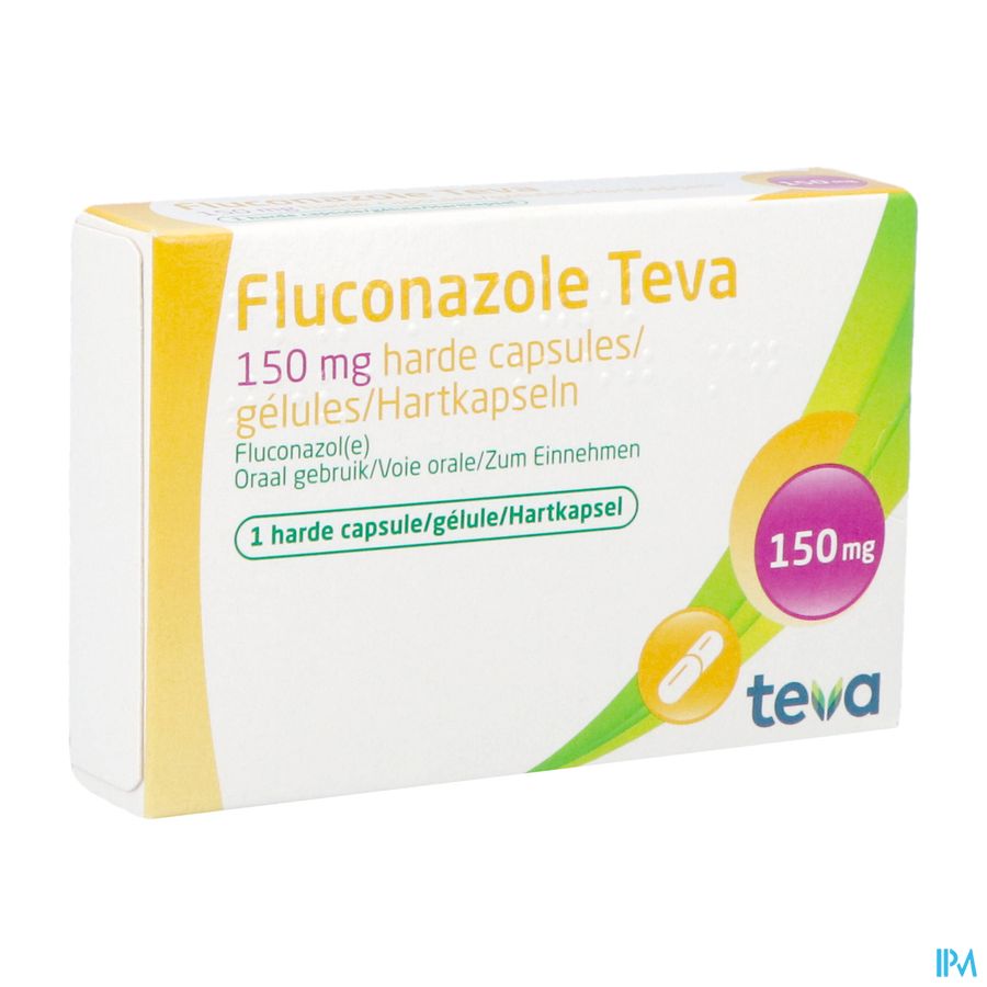 Fluconazole Teva Caps 1 X 150mg Fluconazole Teva Caps 1 X 150mg