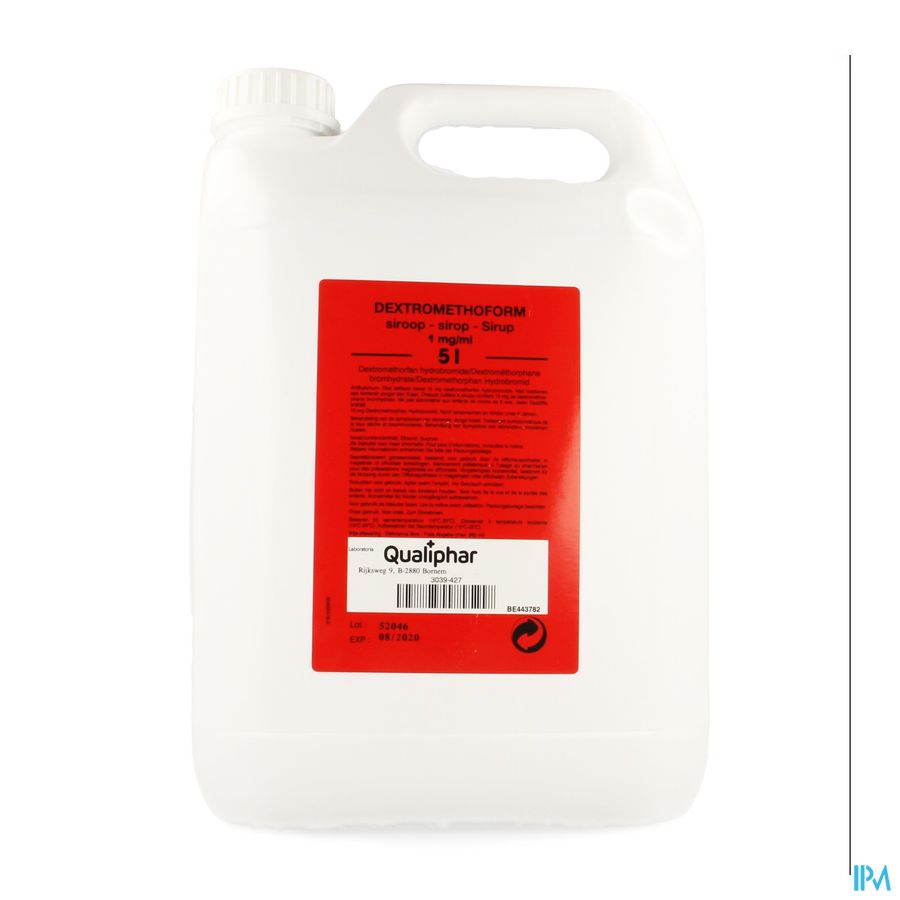 Dextromethoform 1mg/ml Siroop 5l Qualiphar