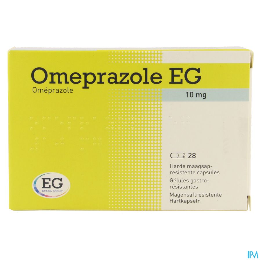 Omeprazole EG 10Mg Maagsapresist Caps Bl 28X10Mg 1