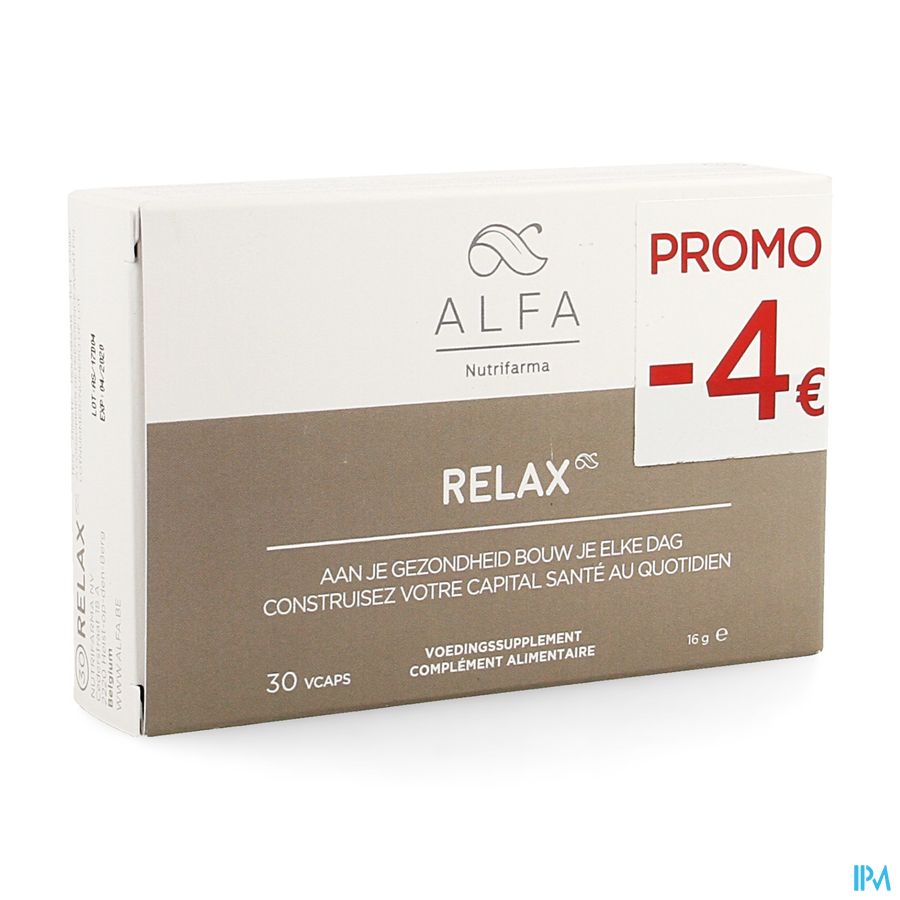 Alfa Relax V-caps 30 Promo -4€ Alfa Relax V-caps 30 Promo -4€
