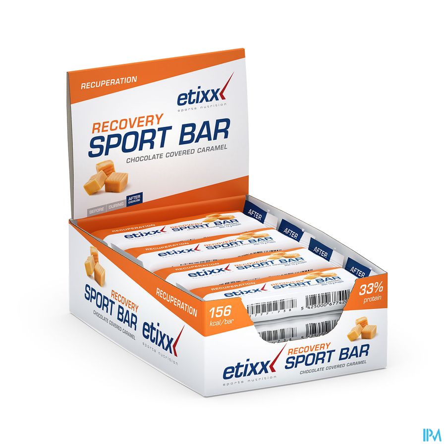Etixx Recovery Sport Bar Caramel 12x40g