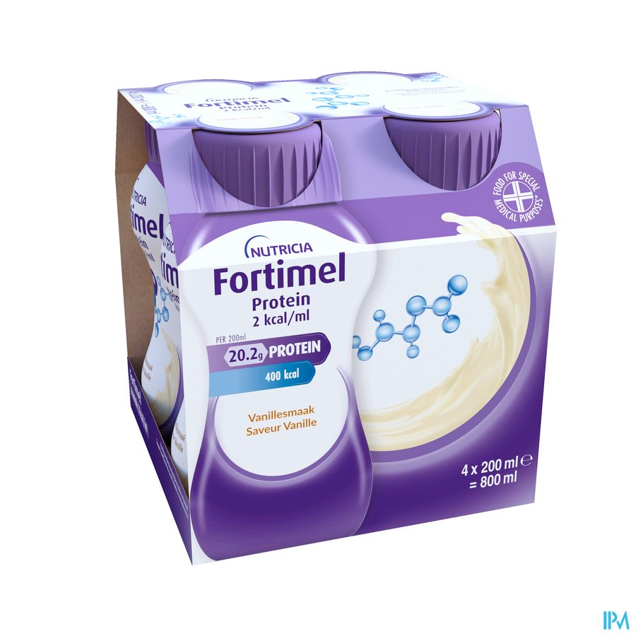 Fortimel Protein 2kcal Vanilla 4x200ml 4