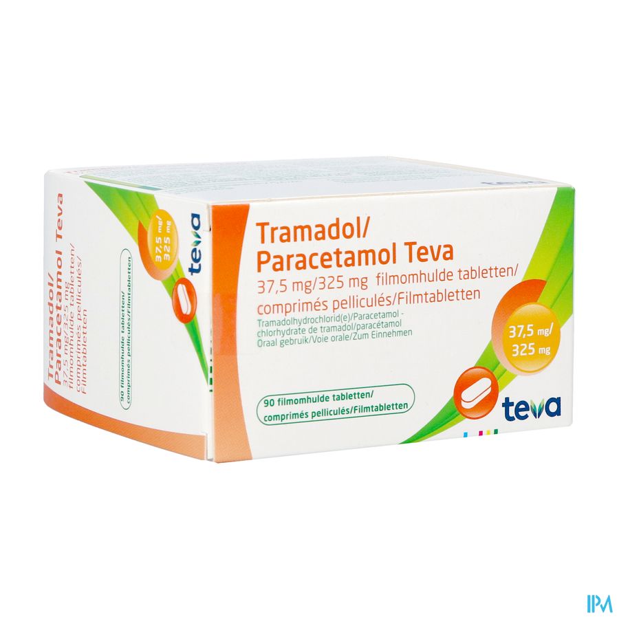 Tramadol Paracetamol 37,5mg/325mg Teva Filmomh 90