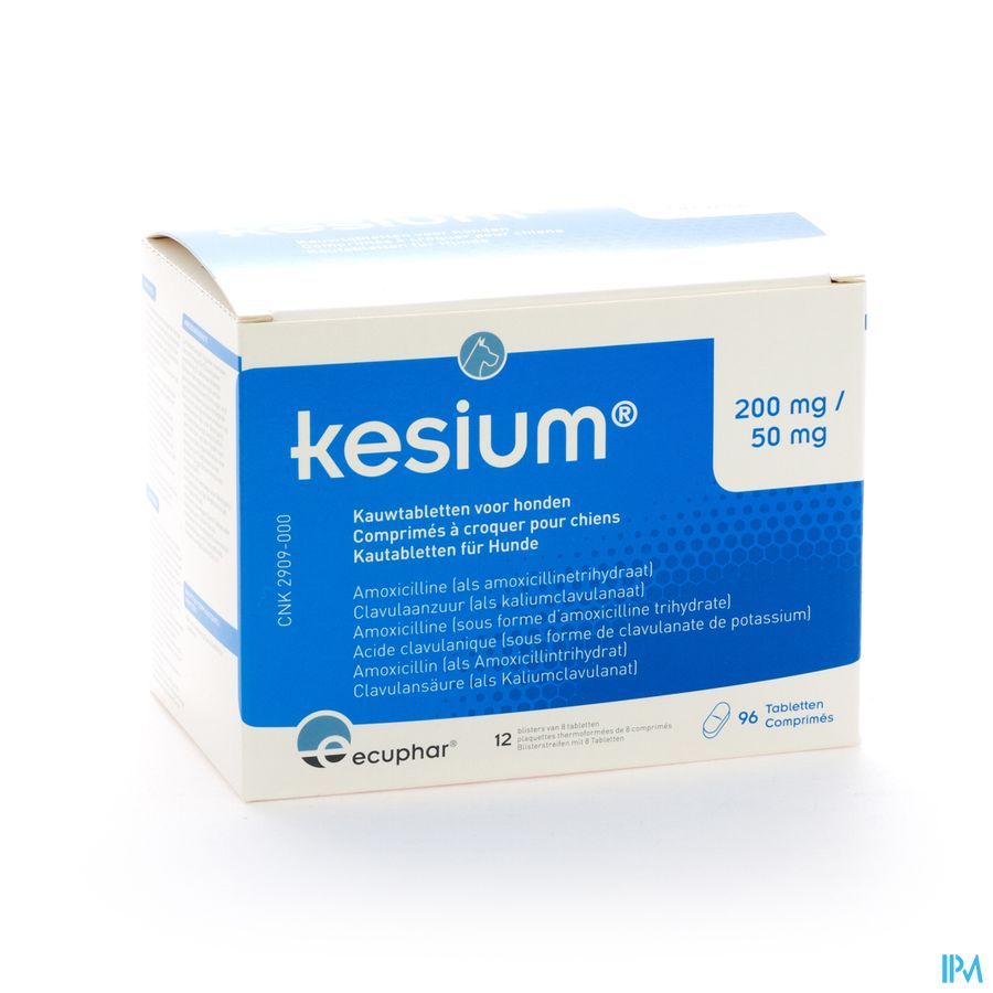 Kesium 200mg/50mg Kauwtabl Hond 96 Kesium 200mg/50mg Kauwtabl Hond 96
