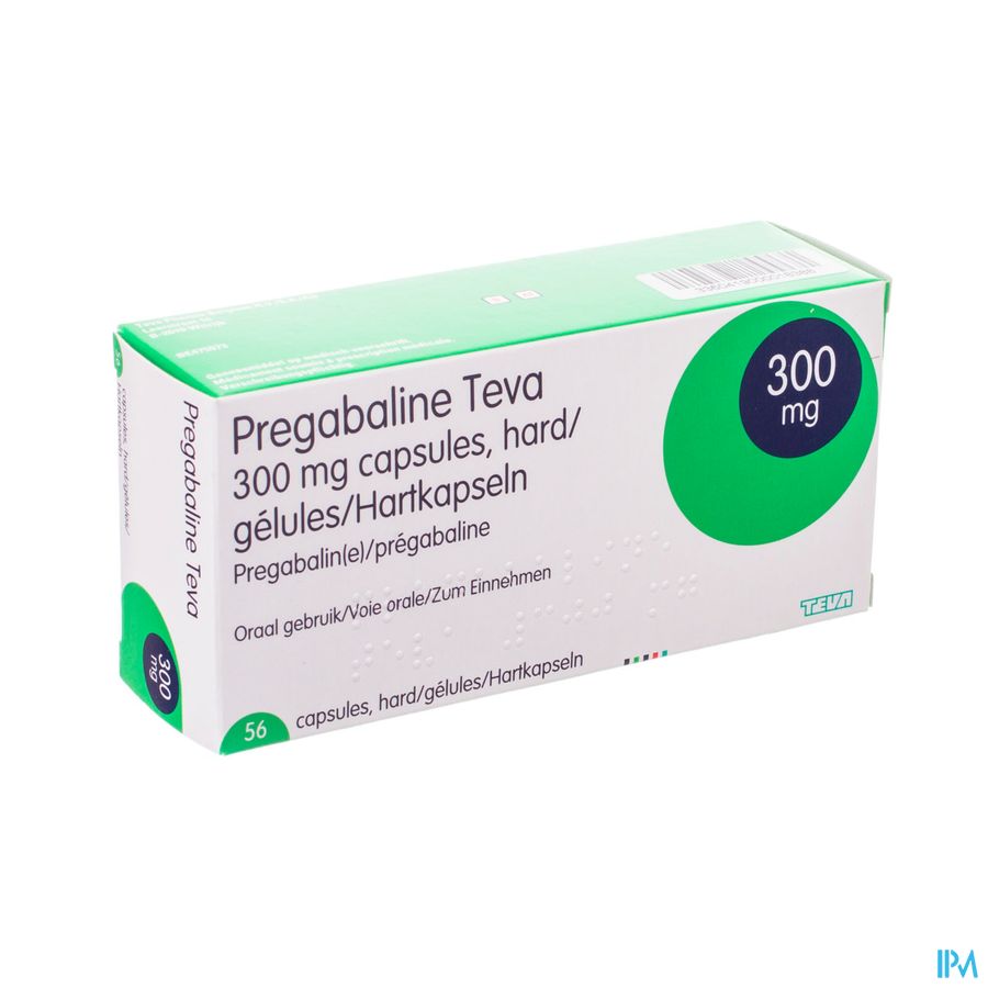 Pregabaline Teva 300mg Caps Dur 56 X 300mg Pregabaline Teva 300mg Caps Dur 56 X 300mg