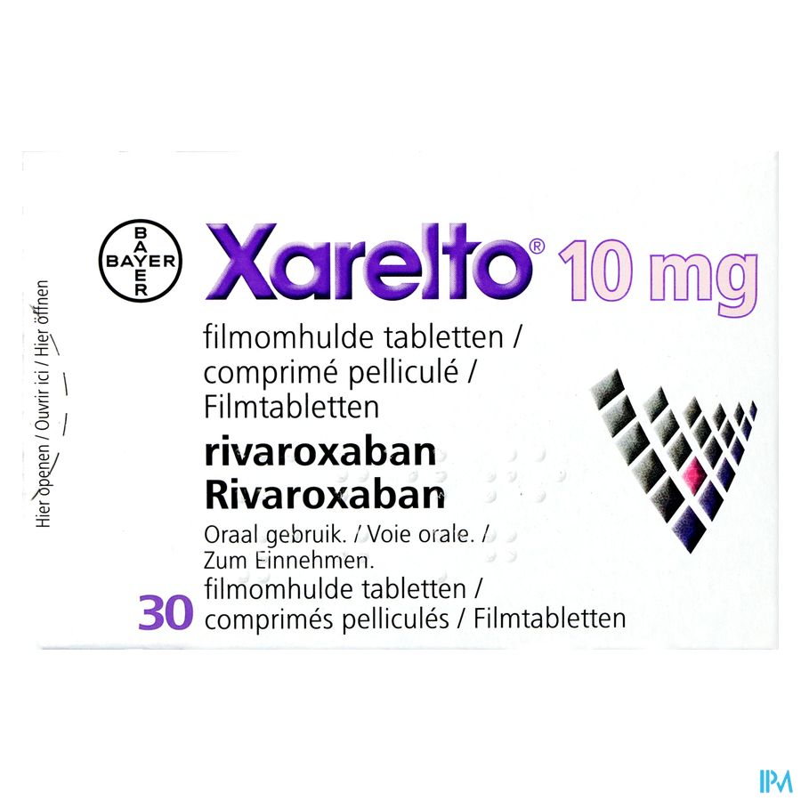 Xarelto 10mg Tabl 30 X 10mg 2