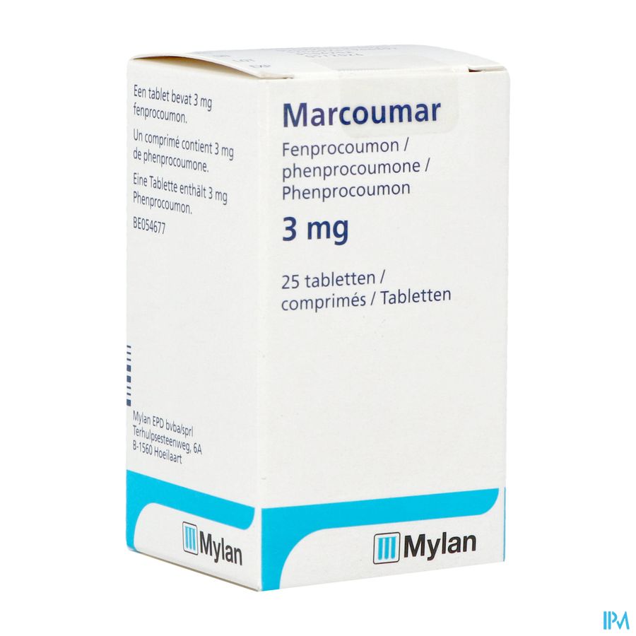 Marcoumar Comp 25 X 3mg Marcoumar Comp 25 X 3mg
