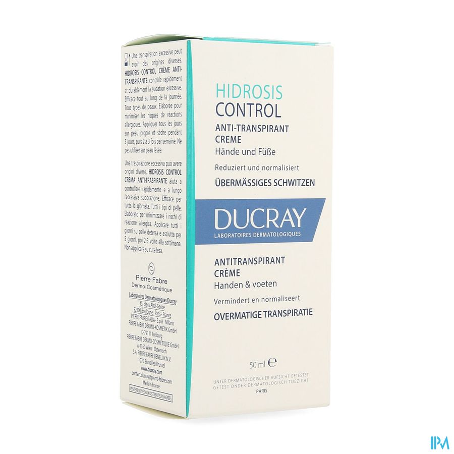 Ducray Hidrosis Control Creme 50ml