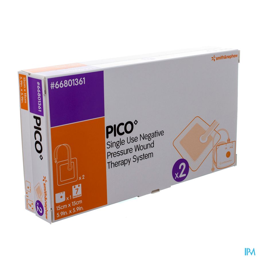 Pico Cp Sterile Silicone 15x15cm 1x2 66801361 Pico Cp Sterile Silicone 15x15cm 1x2 66801361