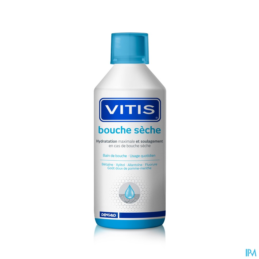 Vitis Droge Mond Mondspoelmiddel 500ml