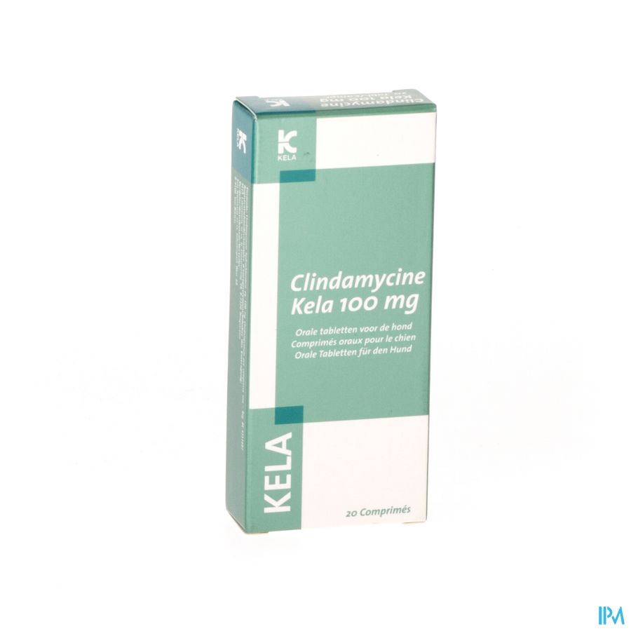 Clindamycine Kela 100mg Orale Tabl Voor Honden 20 Clindamycine Kela 100mg Orale Tabl Voor Honden 20
