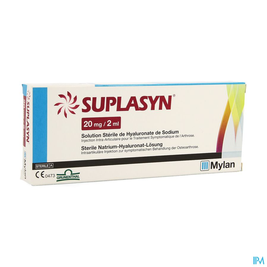 Suplasyn Spuit Inj.opl Intra Articul. Ster 1x2ml Suplasyn Spuit Inj.opl Intra Articul. Ster 1x2ml