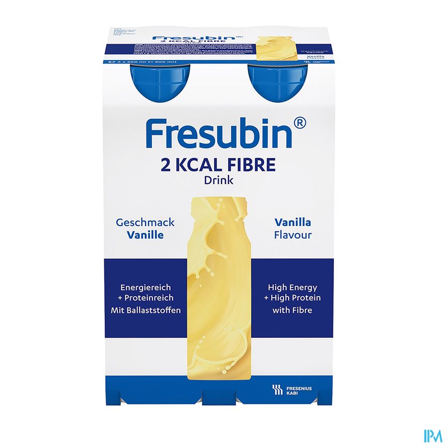 Fresubin 2 Kcal Fibre Drink Vanille Fl 4x200ml 1