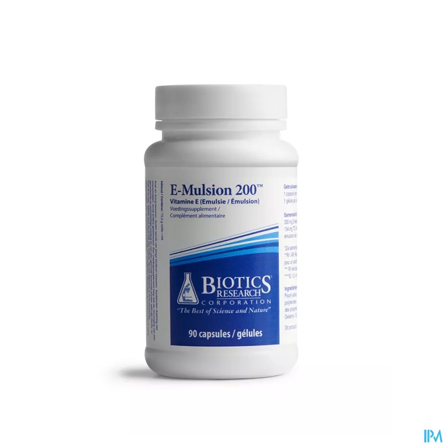E Mulsion 200iu Biotics Caps 90