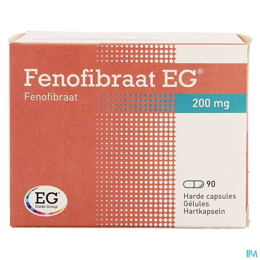 Fenofibrate EG 200 Mg Caps 90 X 200 Mg