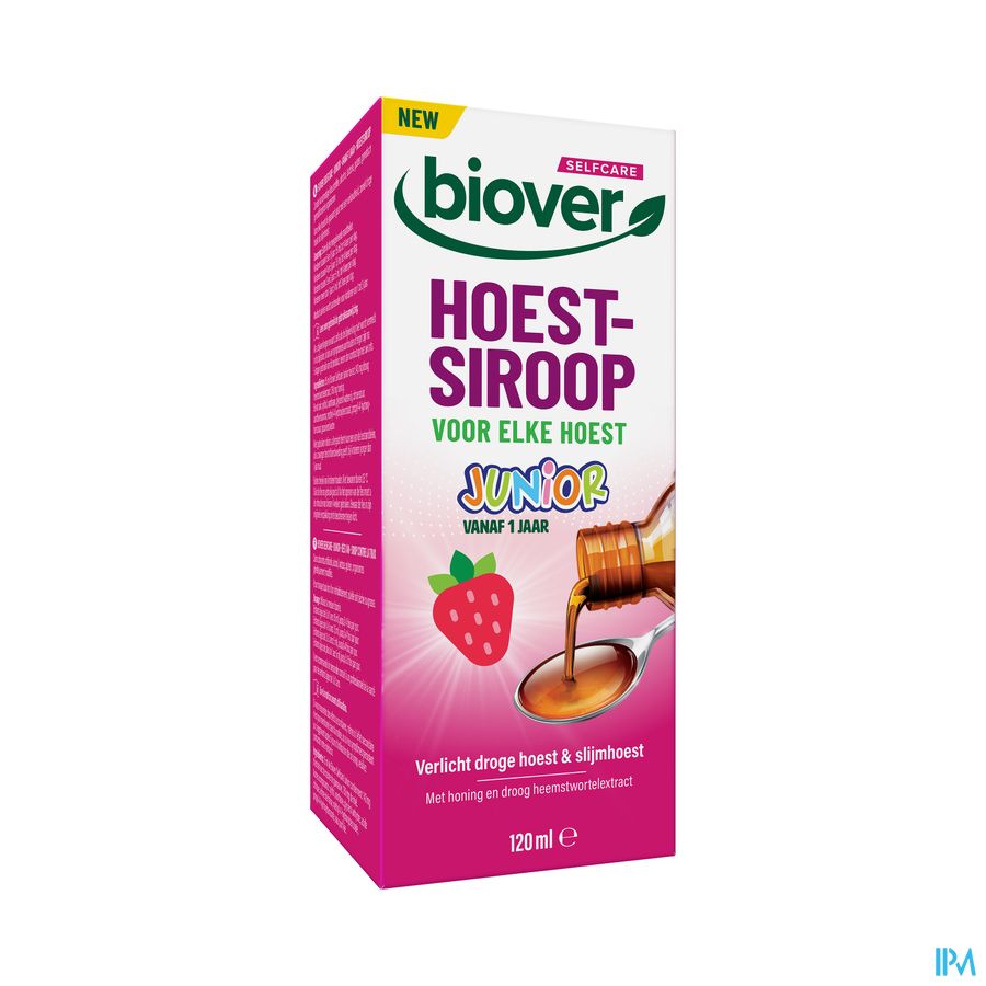 Biover Selfcare Hoestsiroop Junior 120ml Biover Selfcare Hoestsiroop Junior 120ml