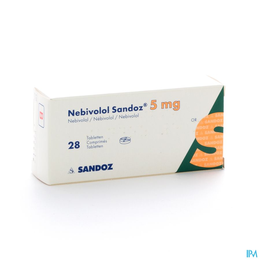 Nebivolol Sandoz Tabl 28 X 5mg Nebivolol Sandoz Tabl 28 X 5mg