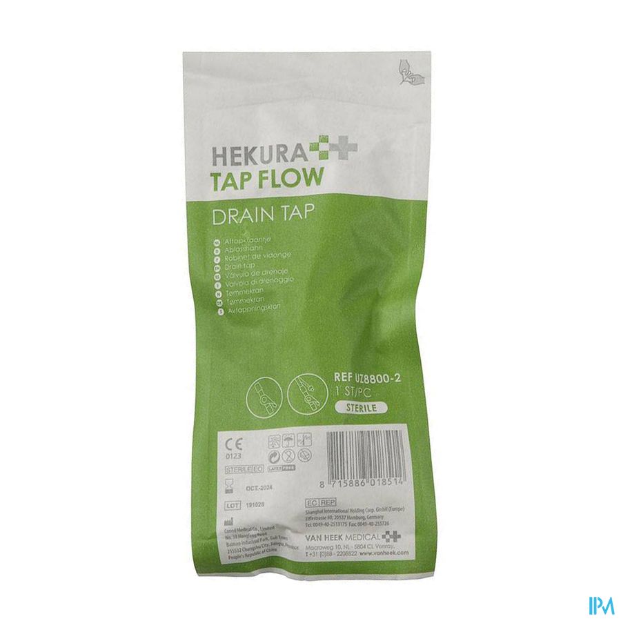 Hekura Tap Flow Hefboom Aftapkraan 1 Uz8800