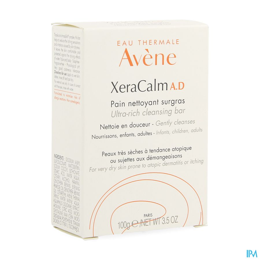 Avene Xeracalm Ad Pain Nettoyant Surgras 100g