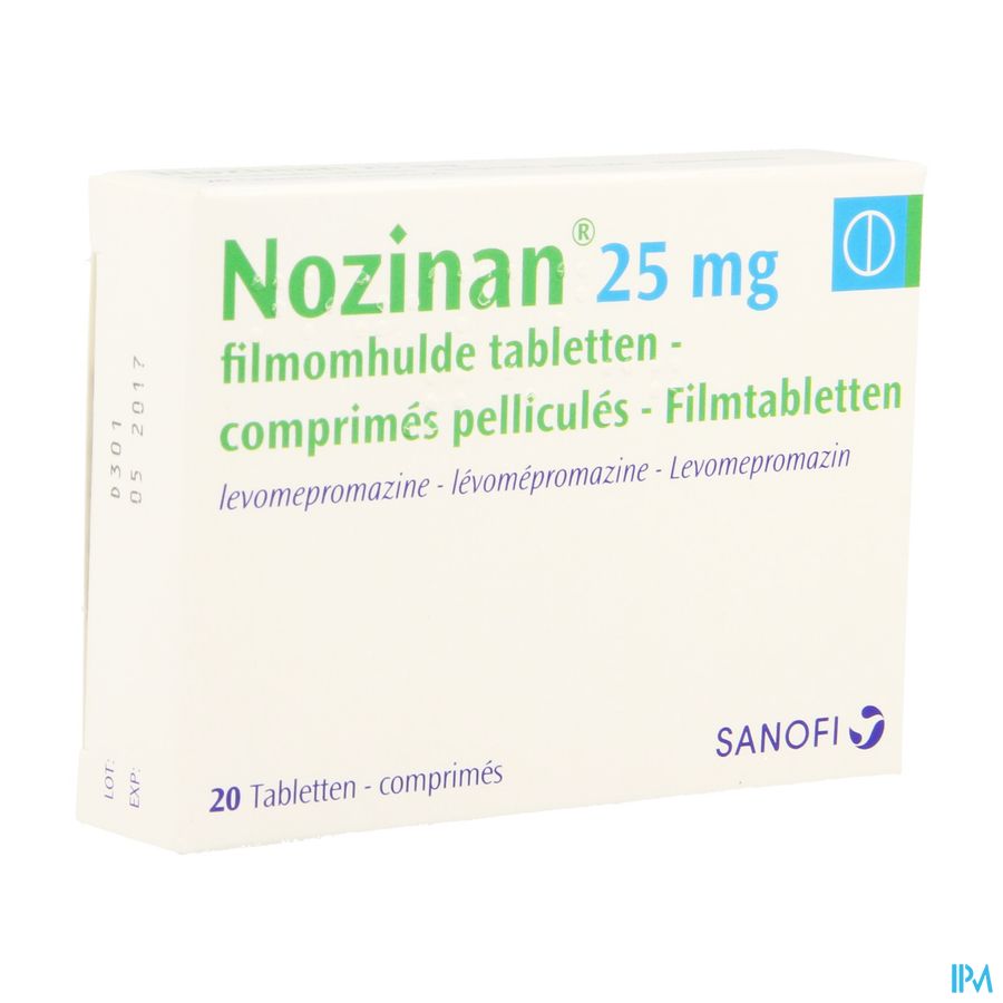 Nozinan Comp 20 X 25mg Nozinan Comp 20 X 25mg