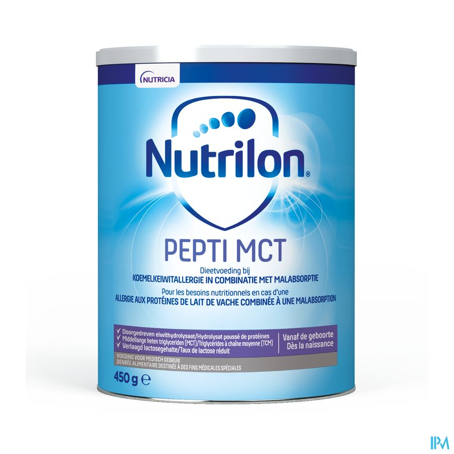 Nutrilon Pepti Mct Pdr Blik 450g 3