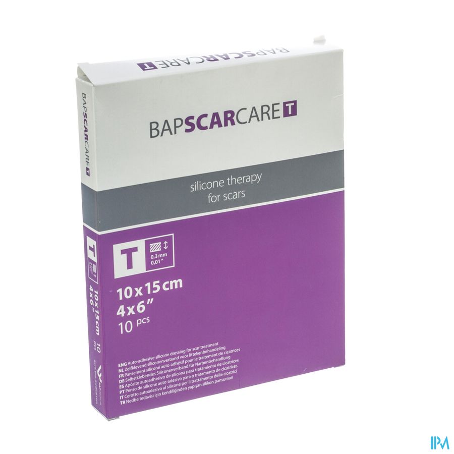 Bap Scar Care T Verb Dun Transp 10x15cm 10 601015 Bap Scar Care T Verb Dun Transp 10x15cm 10 601015