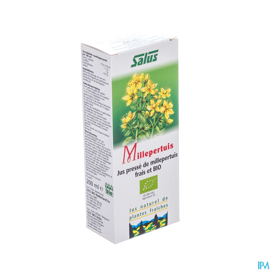 Salus Jus Millepertuis Bio 200ml Salus Jus Millepertuis Bio 200ml