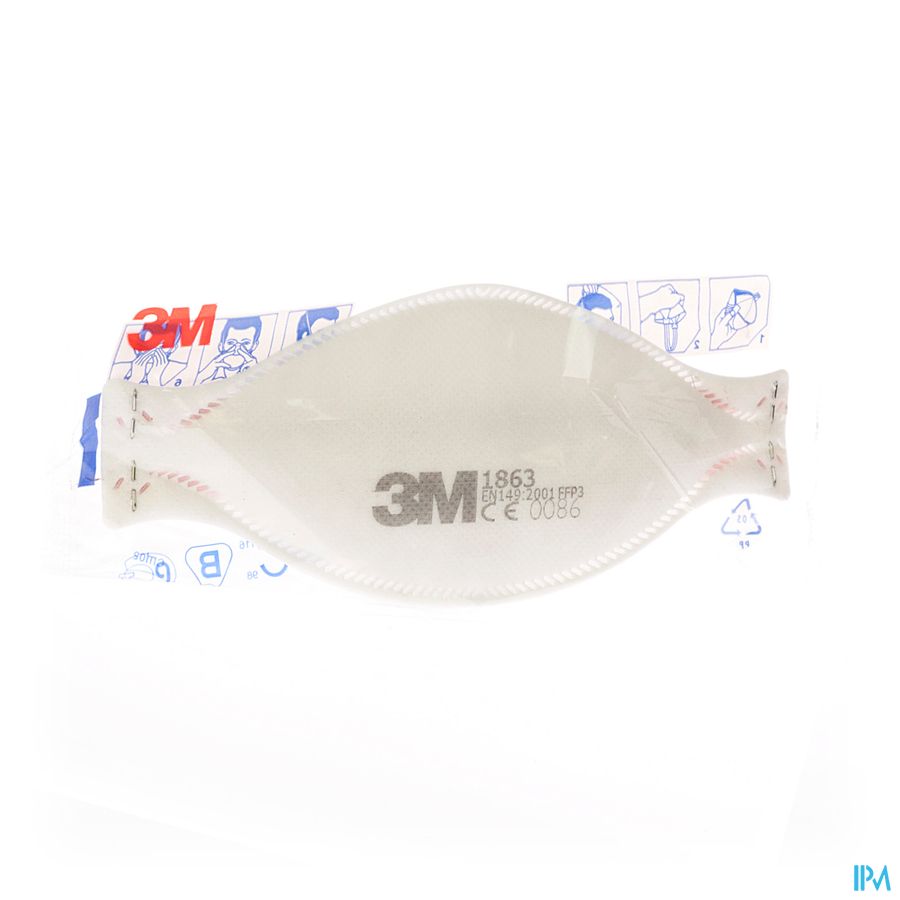 3m Ademhalingsmasker Ffp3 Norm En149 1 1863