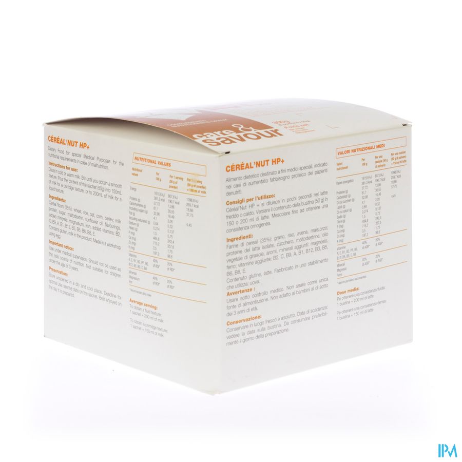 Cereal Nut Hp+ Biscuit Zakje 6x50g Cereal Nut Hp+ Biscuit Zakje 6x50g