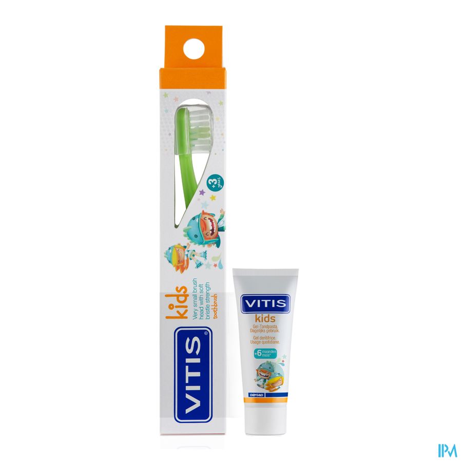 Vitis Kids Gel Tandpasta 50ml 4