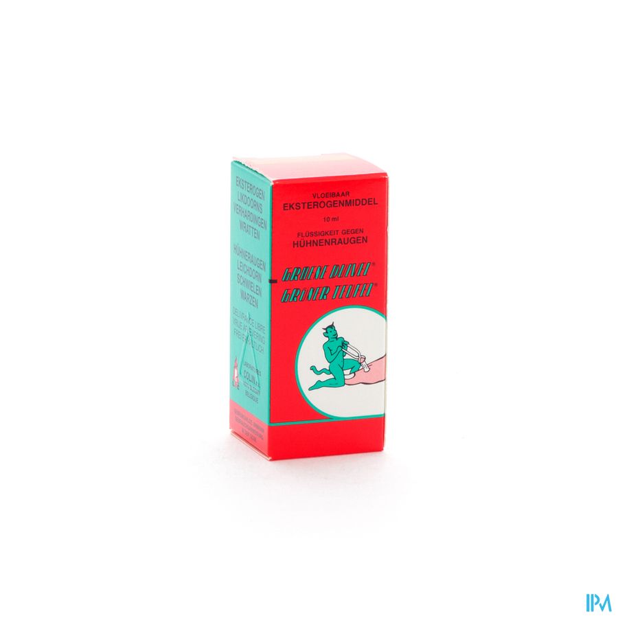 Groene Duivel Eksterogen Vloeibaar 10ml Colin Groene Duivel Eksterogen Vloeibaar 10ml Colin