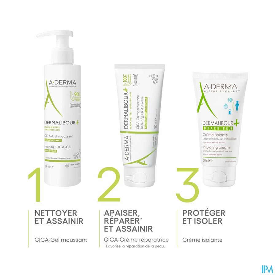 Aderma Dermalibour+ Cica Gel Schuimend 200ml 15