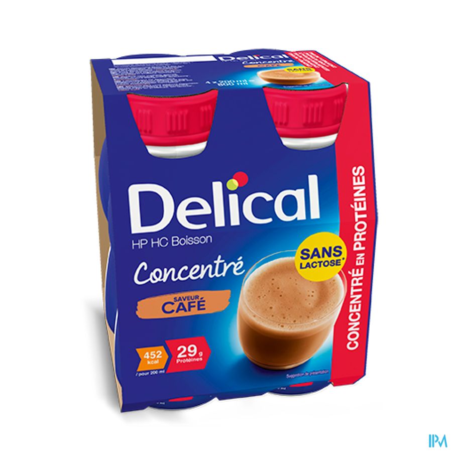 Delical Geconcentr. Koffie 4x200ml 2