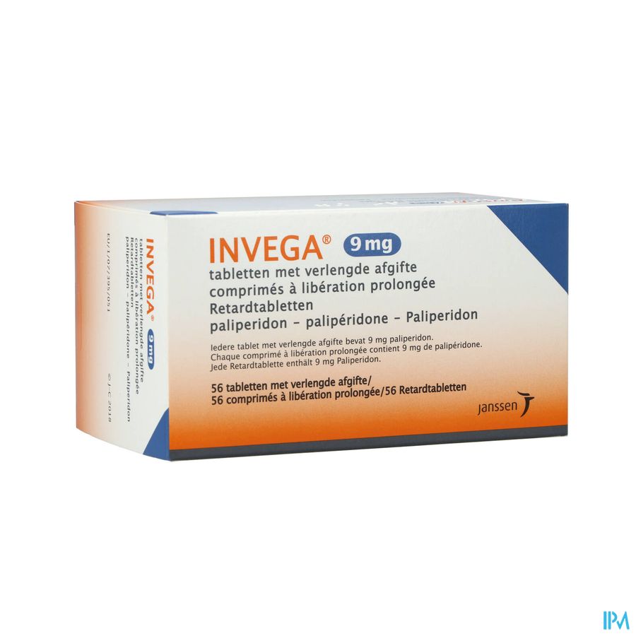 Invega Tabl Retard 56 X 9mg Invega Tabl Retard 56 X 9mg