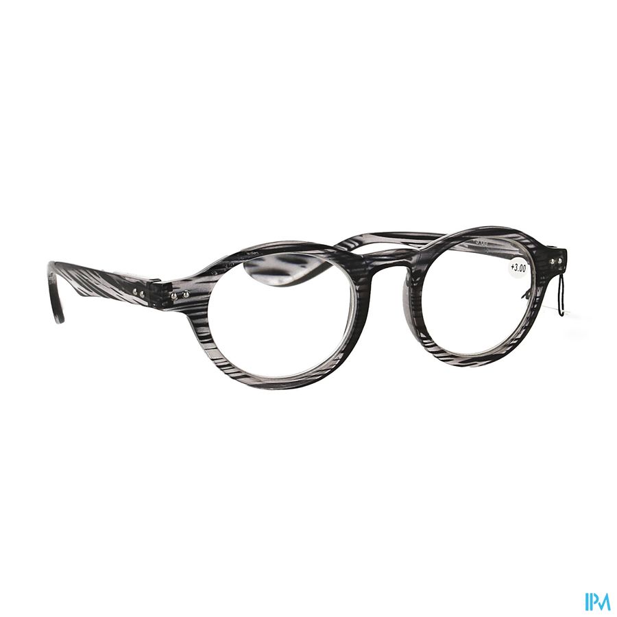 Pharmaglasses Milano Grey/black +3.00